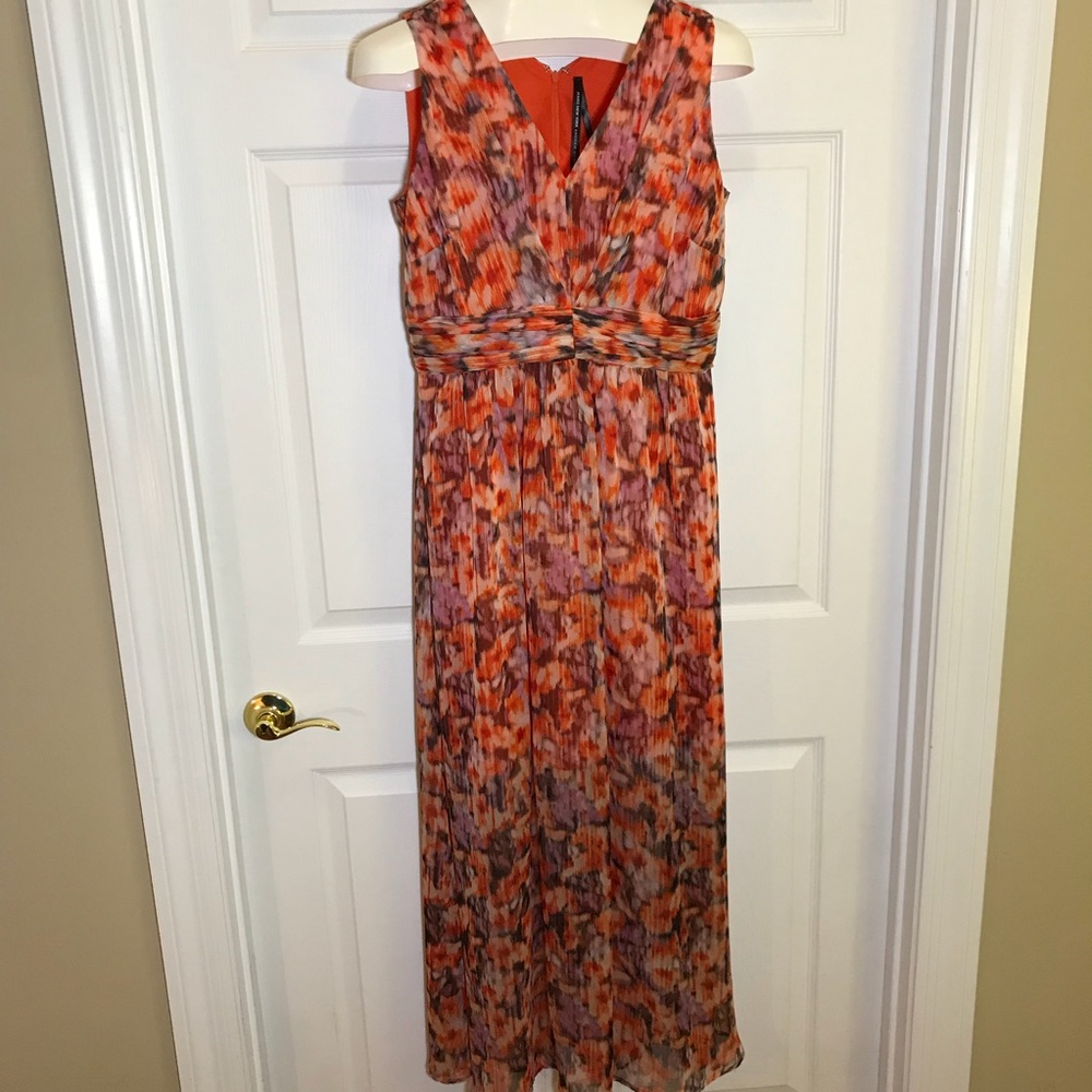 Marc New York Sleeveless V Neck Maxi Dress